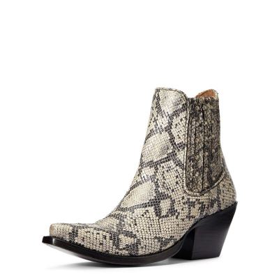 Ariat Eclipse - Western Laarzen Zwart Wit Slangenprint Dames - 18794-154